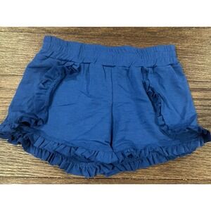 Freeloader Girl's Size 5 blue ruffle shorts Made in USA NWT‎